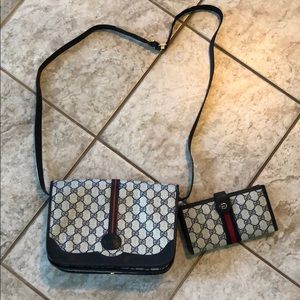 Gucci Crossbody and Matching Wallet